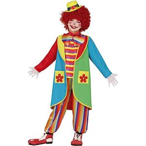 Fiestas Guirca Modelo 81047 - Disfraz de payaso infantil, diseño fluido, para 5-6 años Fiestas Guirca Modelo 81047 - Disfraz de payaso infantil, diseño fluido, para 5-6 años