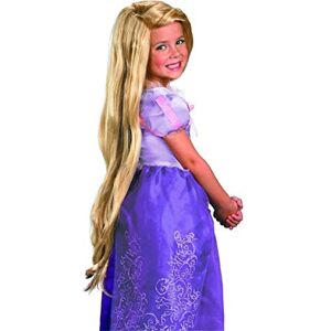 Disney Princesas Accesorio Rapunzel Oficial Peluca Rubia Niñas Disfraz talla única Disney Princesas Accesorio Rapunzel Oficial Peluca Rubia Niñas Disfraz talla única