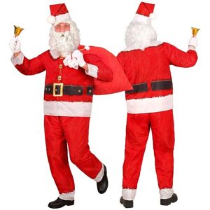 W WIDMANN MILANO Party Fashion Conjunto de disfraz de Papá Noel con camiseta, pantalones y gorro, atuendo completo para Navidad y carnaval W WIDMANN MILANO Party Fashion Conjunto de disfraz de Papá Noel con camiseta, pantalones y gorro, atuendo completo para Navidad y carnaval