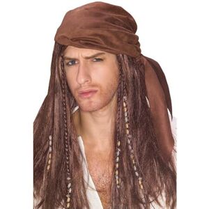 Rubie's Peluca de Pirata Marrón - Peluca de Pirata Rubie's Peluca de Pirata Marrón - Peluca de Pirata