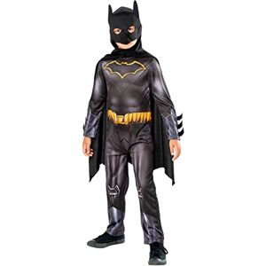 Rubies Disfraz Batman para niños, Green Collection, Disfraz Sostenible, Jumpsuit con capa y máscara, Oficial DC Comics para Halloween, Carnaval, Navidad y cumpleaños Rubies Disfraz Batman para niños, Green Collection, Disfraz Sostenible, Jumpsuit con capa y máscara, Oficial DC Comics para Halloween, Carnaval, Navidad y cumpleaños
