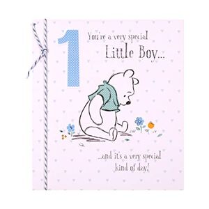 Hallmark - Tarjeta de felicitación de cumpleaños para niño pequeño, diseño de Winnie-The-Pooh