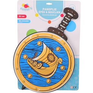 FLYPOP'S Set de Viking Accesorios de Disfraz Azul Espuma Vikingo Juguete para Niños Carnaval Disfraz 52 cm A partir de 3 años FLYPOP'S Set de Viking Accesorios de Disfraz Azul Espuma Vikingo Juguete para Niños Carnaval Disfraz 52 cm A partir de 3 años