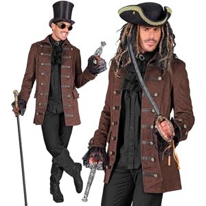 W WIDMANN MILANO Party Fashion Abrigo histórico para varios personajes, pirata, steampunk, disfraces de carnaval W WIDMANN MILANO Party Fashion Abrigo histórico para varios personajes, pirata, steampunk, disfraces de carnaval