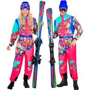 W WIDMANN MILANO Party Fashion Traje de esquí para mujer y hombre, mono con cinturón, diseño retro para carnaval y fiestas après-ski W WIDMANN MILANO Party Fashion Traje de esquí para mujer y hombre, mono con cinturón, diseño retro para carnaval y fiestas après-ski