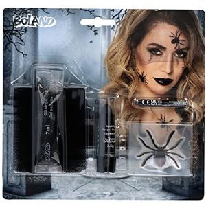 Set de maquillaje Black Widow de Boland Party Partners - Accesorios de disfraces de Halloween Set de maquillaje Black Widow de Boland Party Partners - Accesorios de disfraces de Halloween