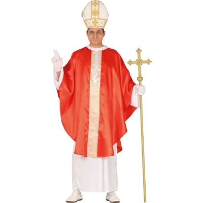 Fiestas Guirca Disfraz de Papa Adulto XL - Disfraz Fiestas Guirca Disfraz de Papa Adulto XL - Disfraz