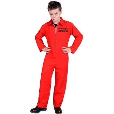 W WIDMANN MILANO Party Fashion Conjunto de disfraz de preso para niños W WIDMANN MILANO Party Fashion Conjunto de disfraz de preso para niños