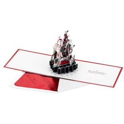 Hallmark Signature Paper Wonder Tarjeta de Navidad desplegable (Pesadilla antes de Navidad) Hallmark Signature Paper Wonder Tarjeta de Navidad desplegable (Pesadilla antes de Navidad)