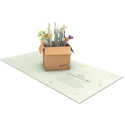 Grafik Werkstatt Taller gráfico Pretty Pop Up Tarjeta tridimensional Cumpleaños Grafik Werkstatt Taller gráfico Pretty Pop Up Tarjeta tridimensional Cumpleaños
