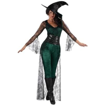 My Other Me Disfraz bruja mujer adulto talla L verde My Other Me Disfraz bruja mujer adulto talla L verde