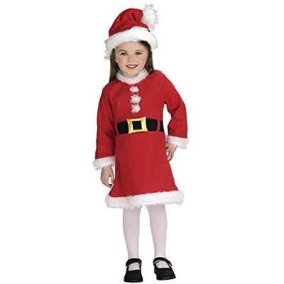 Rubies Disfraz Mama Noel Deluxe para bebés y niñas, Vestido con cinturón y gorro, Oficial para Navidad, Fiestas, Eventos navideños Rubies Disfraz Mama Noel Deluxe para bebés y niñas, Vestido con cinturón y gorro, Oficial para Navidad, Fiestas, Eventos navideños