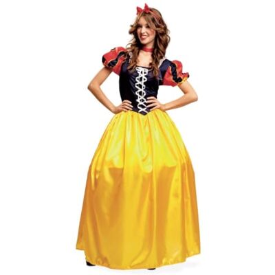 My Other Me Disfraz Blancanieves mujer talla XL adulto rojo y amarillo My Other Me Disfraz Blancanieves mujer talla XL adulto rojo y amarillo