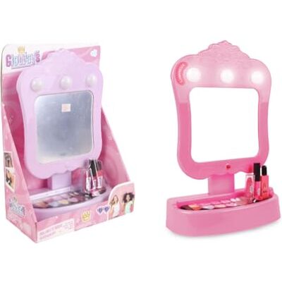 FASHION MAQUILLAGE Espejo Iluminado y Maquillaje Accesorios de Maquillaje Rosa Plástico Juego para Niños Piel Sensible Probado por un Laboratorio Francés A Partir de 5 años FASHION MAQUILLAGE Espejo Iluminado y Maquillaje Accesorios de Maquillaje Rosa Plástico Juego para Niños Piel Sensible Probado por un Laboratorio Francés A Partir de 5 años