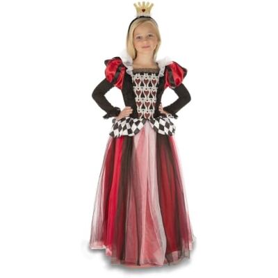 My Other Me Disfraz Reina de Corazones niña talla 5-6 años infantil Incluye vestido y tocado en rojo y negro My Other Me Disfraz Reina de Corazones niña talla 5-6 años infantil Incluye vestido y tocado en rojo y negro