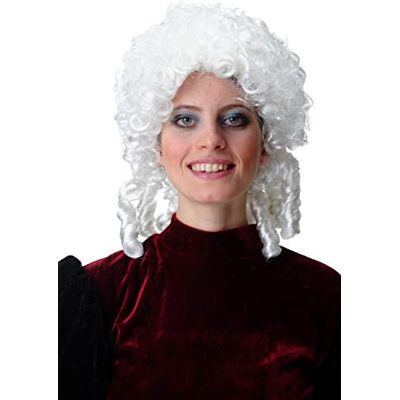 WIG ME UP 91203-ZA62 Peluca Hombres Mujeres Carnaval Halloween Barroco Renacimiento ringlets Rizado Trenzas Blanca WIG ME UP 91203-ZA62 Peluca Hombres Mujeres Carnaval Halloween Barroco Renacimiento ringlets Rizado Trenzas Blanca
