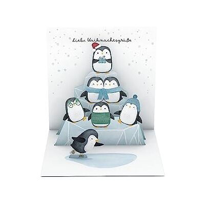 Grafik Werkstatt Taller gráfico Pretty Pop Up tarjeta tridimensional Navidad Feliz fiesta Grafik Werkstatt Taller gráfico Pretty Pop Up tarjeta tridimensional Navidad Feliz fiesta