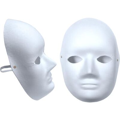 Mascarillas blancas de caña de Major Brushes - Biodegradables Mascarillas blancas de caña de Major Brushes - Biodegradables
