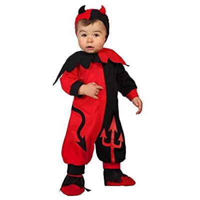 Atosa disfraz demonio niño bebé 6 a 12 meses Atosa disfraz demonio niño bebé 6 a 12 meses
