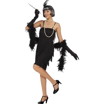 Funidelia Disfraz de charlestón años 20 con accesorios para mujer Años 20, Cabaret, Gángster, Décadas Disfraz para adultos y divertidos accesorios para Fiestas, Carnaval y Halloween Talla S Funidelia Disfraz de charlestón años 20 con accesorios para mujer Años 20, Cabaret, Gángster, Décadas Disfraz para adultos y divertidos accesorios para Fiestas, Carnaval y Halloween Talla S