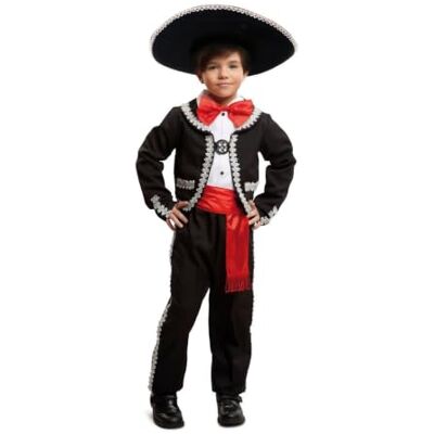 My Other Me Disfraz Mexicano niño negro y rojo talla 3-4 años infantil Incluye chaqueta, pajarita, fajín y pantalón My Other Me Disfraz Mexicano niño negro y rojo talla 3-4 años infantil Incluye chaqueta, pajarita, fajín y pantalón