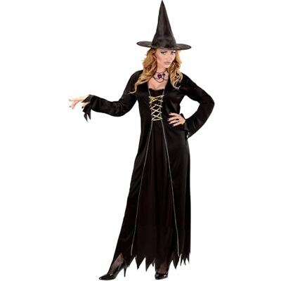 W WIDMANN MILANO Party Fashion disfraz de bruja, maga, cuento de hadas, Halloween, disfraz de carnaval W WIDMANN MILANO Party Fashion disfraz de bruja, maga, cuento de hadas, Halloween, disfraz de carnaval