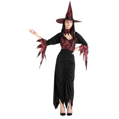 Ciao - Bruja Roja disfraz chica mujer adulta (Talla única) Ciao - Bruja Roja disfraz chica mujer adulta (Talla única)