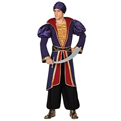 Atosa disfraz principe arabe hombre adulto violeta visir XL Atosa disfraz principe arabe hombre adulto violeta visir XL