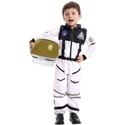 Spooktacular Creations el Astronauta de la NASA con Traje de piloto Movable Visera del Casco para los niños, Muchachos, Muchachas Spooktacular Creations el Astronauta de la NASA con Traje de piloto Movable Visera del Casco para los niños, Muchachos, Muchachas