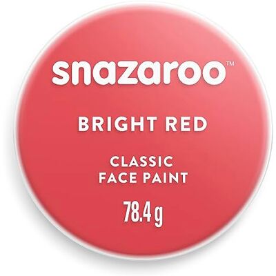 Snazaroo 75ML ROJO BRILLANTE Snazaroo 75ML ROJO BRILLANTE