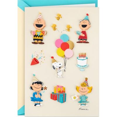 Hallmark Tarjeta de cumpleaños Signature Peanuts (Charlie Brown and Friends) Hallmark Tarjeta de cumpleaños Signature Peanuts (Charlie Brown and Friends)