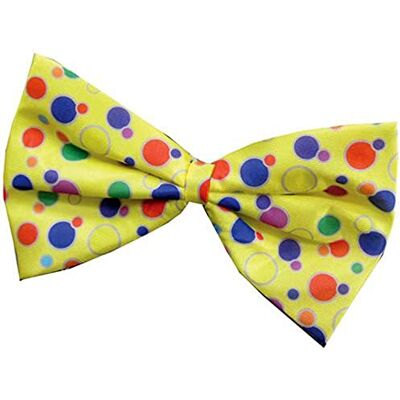 Dress Up America Fliege für Kinder, niedliche lustige Clown-Fliege, erhältlich in Blau und Gelb, Einheitsgröße Dress Up America Fliege für Kinder, niedliche lustige Clown-Fliege, erhältlich in Blau und Gelb, Einheitsgröße