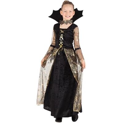 Boland Disfraces Infantiles Spiderella, Vestido Largo y Collar, Mujer araña, araña, Disfraz, Carnaval, Fiesta de Disfraces, Halloween Boland Disfraces Infantiles Spiderella, Vestido Largo y Collar, Mujer araña, araña, Disfraz, Carnaval, Fiesta de Disfraces, Halloween