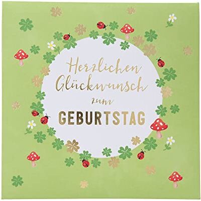 Depesche Tarjeta de felicitación de cumpleaños plegable con música, elementos de luz y un mensaje original, incluye sobre, formato 15,5 x 15,5 cm Depesche Tarjeta de felicitación de cumpleaños plegable con música, elementos de luz y un mensaje original, incluye sobre, formato 15,5 x 15,5 cm