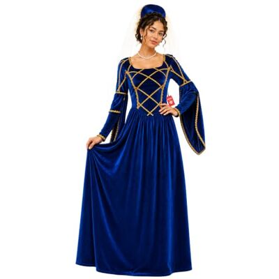 Fun Shack Disfraz Medieval Mujer, Disfraz Dama Real Halloween Mujer, XL Fun Shack Disfraz Medieval Mujer, Disfraz Dama Real Halloween Mujer, XL