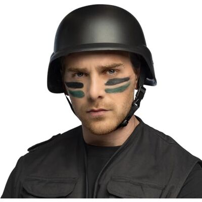 Boland Casco Ejército, casco militar, tocado para disfraz, accesorio para disfraces, carnaval, fiesta temática Boland Casco Ejército, casco militar, tocado para disfraz, accesorio para disfraces, carnaval, fiesta temática