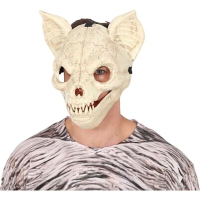 FIESTAS GUIRCA Máscara de Murciélago con Movimiento en PVC Accesorio de Disfraz para Halloween y Fiestas de Terror Ideal para Gata-Murciélago y Esqueletos (Unisex) Beis FIESTAS GUIRCA Máscara de Murciélago con Movimiento en PVC Accesorio de Disfraz para Halloween y Fiestas de Terror Ideal para Gata-Murciélago y Esqueletos (Unisex) Beis