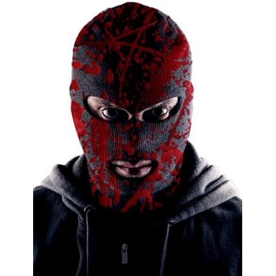 FIESTAS GUIRCA Capucha Ensangrentada Negra y Roja (Talla Única) Máscara Textil para Disfraz de Militar o Ladrón en Halloween y Carnaval Accesorio de Terror para Fiestas Negro Rojo FIESTAS GUIRCA Capucha Ensangrentada Negra y Roja (Talla Única) Máscara Textil para Disfraz de Militar o Ladrón en Halloween y Carnaval Accesorio de Terror para Fiestas Negro Rojo