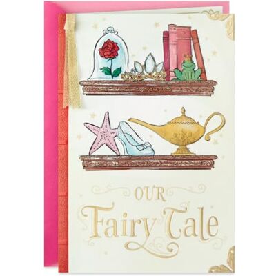 Hallmark Tarjeta de aniversario de Disney, tarjeta de amor (nuestro cuento de hadas) Hallmark Tarjeta de aniversario de Disney, tarjeta de amor (nuestro cuento de hadas)