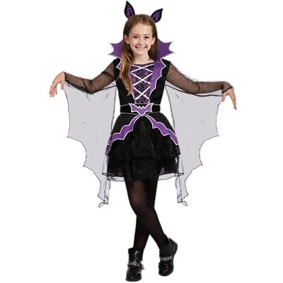 Spooktacular Creations Disfraz de Miss Battiness para Halloween, fiestas temáticas, cosplay, juego diario Spooktacular Creations Disfraz de Miss Battiness para Halloween, fiestas temáticas, cosplay, juego diario