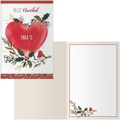 DOHE - 70019 CORAZÓN - 11.5 x 17 cm - Tarjetas de felicitación DOHE - 70019 CORAZÓN - 11.5 x 17 cm - Tarjetas de felicitación