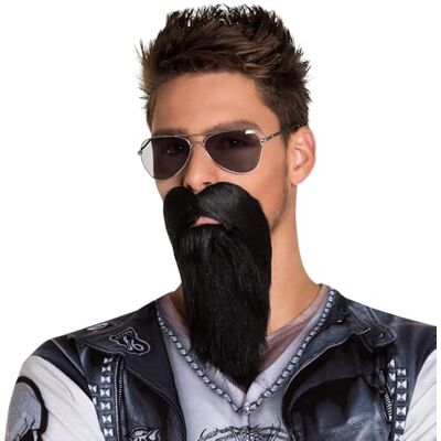 Boland Barba, Autoadhesivo, poliéster, Accesorios, Maquillaje, Bigote, Carnaval, Disfraz, Fiesta temática Boland Barba, Autoadhesivo, poliéster, Accesorios, Maquillaje, Bigote, Carnaval, Disfraz, Fiesta temática