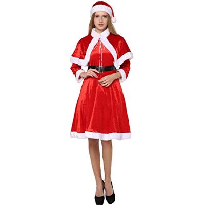 EraSpooky Mujer Adulto Santa Papá Noel Navidad Novedad Disfraz barato Sexy (X-Large) EraSpooky Mujer Adulto Santa Papá Noel Navidad Novedad Disfraz barato Sexy (X-Large)