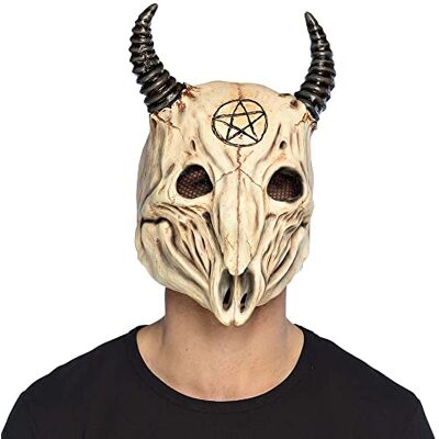 Boland Máscara de terror de látex para adulto, máscara de Halloween y carnaval, accesorio de disfraz para fiestas temáticas Boland Máscara de terror de látex para adulto, máscara de Halloween y carnaval, accesorio de disfraz para fiestas temáticas