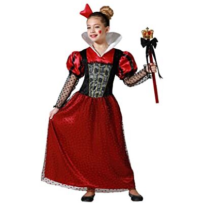 Atosa disfraz reina corazones niña infantil rojo 10 a 12 años Atosa disfraz reina corazones niña infantil rojo 10 a 12 años