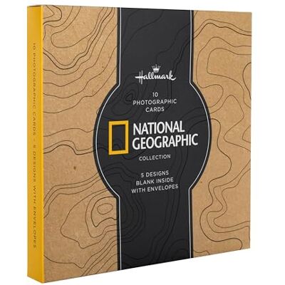 Hallmark Paquete múltiple de tarjetas de felicitación, National Geographic, tarjetas de cumpleaños, tarjetas de agradecimiento, animales fotográficos, babuino, elefante, león marino, orangutanes, oso Hallmark Paquete múltiple de tarjetas de felicitación, National Geographic, tarjetas de cumpleaños, tarjetas de agradecimiento, animales fotográficos, babuino, elefante, león marino, orangutanes, oso