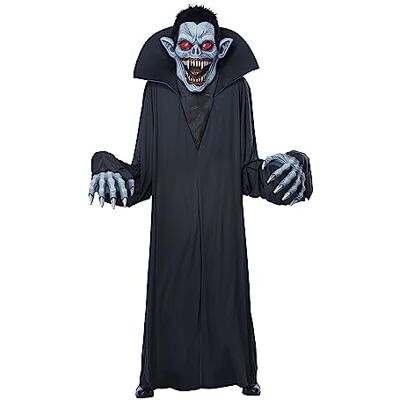 California Costumes Towering Terror Pumpkin Disfraz de adulto para adultos, color negro y verde, talla única California Costumes Towering Terror Pumpkin Disfraz de adulto para adultos, color negro y verde, talla única