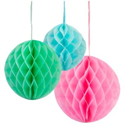 Talking Tables Honeycombs Pastell Miks - Decoraciones Talking Tables Honeycombs Pastell Miks - Decoraciones