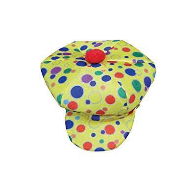 Dress Up America Sombrero de Payaso con Estampado de Lunares para Conjunto de Disfraz – Sombrero de Payaso de Lunares para Conjunto de Disfraz y Juegos de Rol Dress Up America Sombrero de Payaso con Estampado de Lunares para Conjunto de Disfraz – Sombrero de Payaso de Lunares para Conjunto de Disfraz y Juegos de Rol