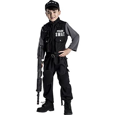 Dress Up America Disfraz de SWAT Jr. para niño Dress Up America Disfraz de SWAT Jr. para niño